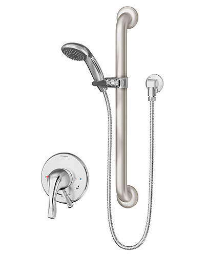 Symmons Origins Model #S-9603-PLR handshower system with integral volume control
