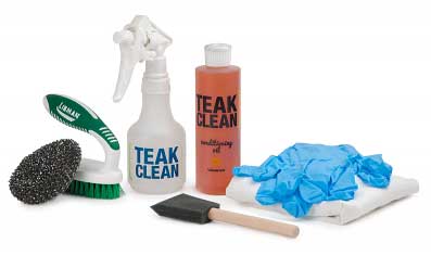 Image of teak cleaning kit