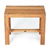 Teak shower bench