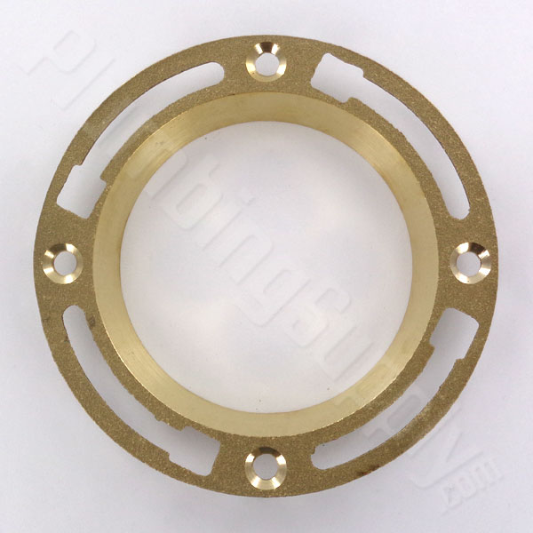 Deep brass toilet flange