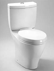 Aquia two-piece toilet