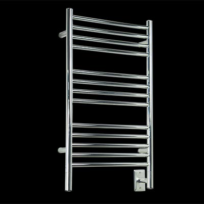 Image of 13 bar towel warmer, shown in brushed stainless