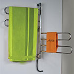 Swivel bar towel warmer