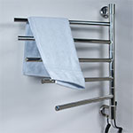 Swivel bar towel warmer
