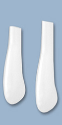 Example of handicap valve supply covers, shown in white