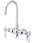 Elements of Design adjustable wall mount gooseneck tub filler faucet