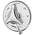 Symmons Origins classic tri-handle tub and shower valve