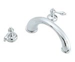Banner lever handle Roman tub faucet