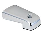 Cascade style diverter tub spout
