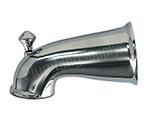 Sierra style diverter tub spout