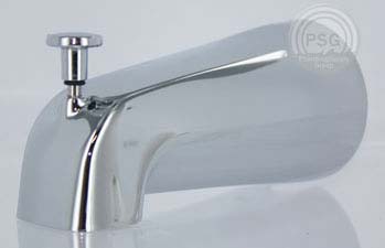 Diverter style tub spout