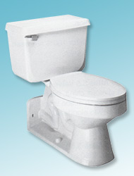 Carlton back-outlet toilet