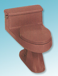 Saturn one-piece toilet