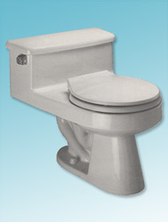 Saturn one-piece toilet