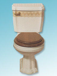 Vintage Lace two-piece toilet