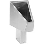 Stainless steel handicap urinal