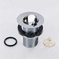 Swivel stopper vessel sink drain