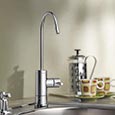 Drinking water filter faucet