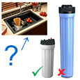 Water filter application guide