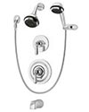 Allura tub, shower, and handshower system