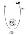 Allura tub/hand shower system