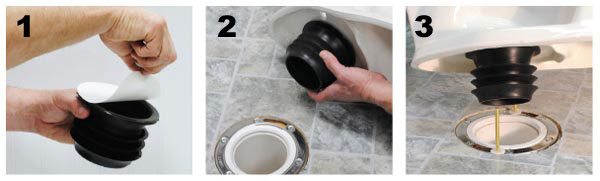 Wax Free Toilet Seal Installation