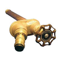 Example of a Woodford Model 27 freezeless wall faucet