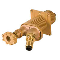 Example of a Woodford Model 30 freezeless wall faucet