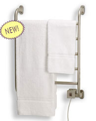 hard wired and soft wired towel warmer