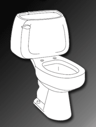 American Standard Cadet Toilet - 2313