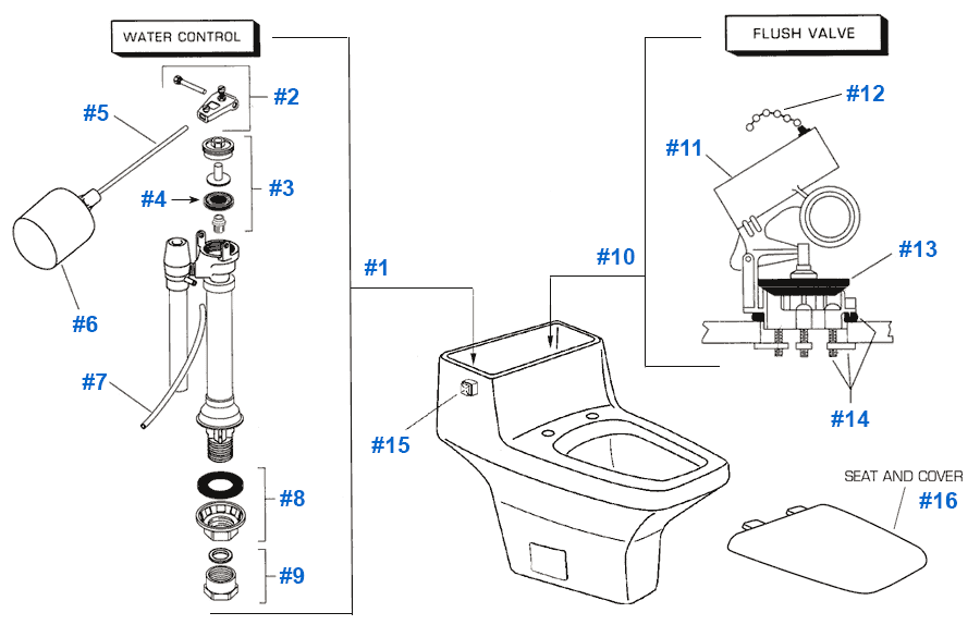 A.S. Plaza Suite Series parts schematic