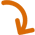 Curvy orange arrow