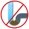 Preventing clogged drains