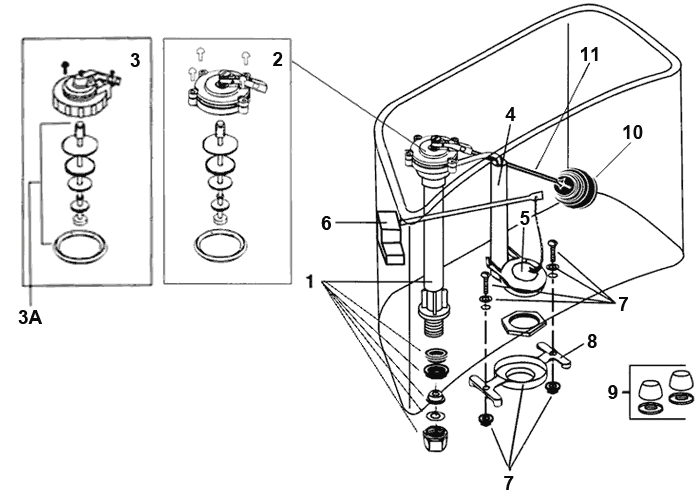Eljer toilet repair parts