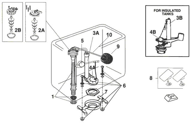 Eljer toilet repair parts