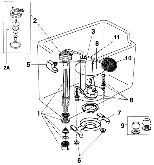  Terrace Ultra series toilet parts