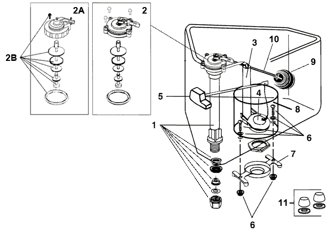 Eljer toilet repair parts