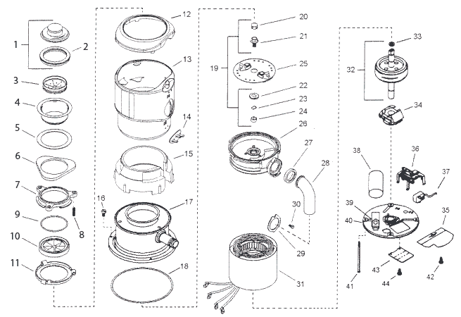 Parts for Insinkerator Disposals - Model 777ss