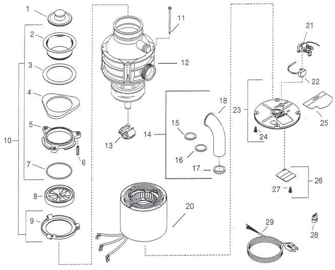 Parts for Insinkerator Disposals - Badger 1 and 5
