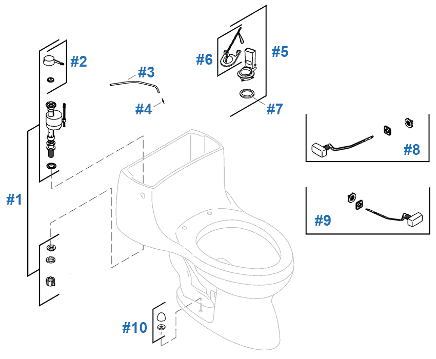 Gabrielle toilet repair parts